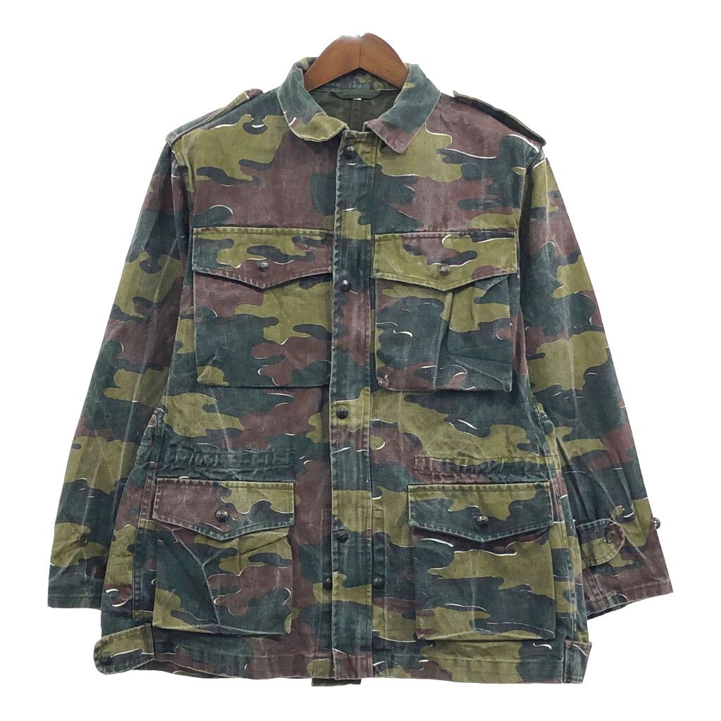 [ベルギー軍] ジグソーカモ ミリタリージャケット ヴィンテージ 古着 ユーロ ベルギー軍] ジグソーカモ ミリタリージャケット ヴィンテージ