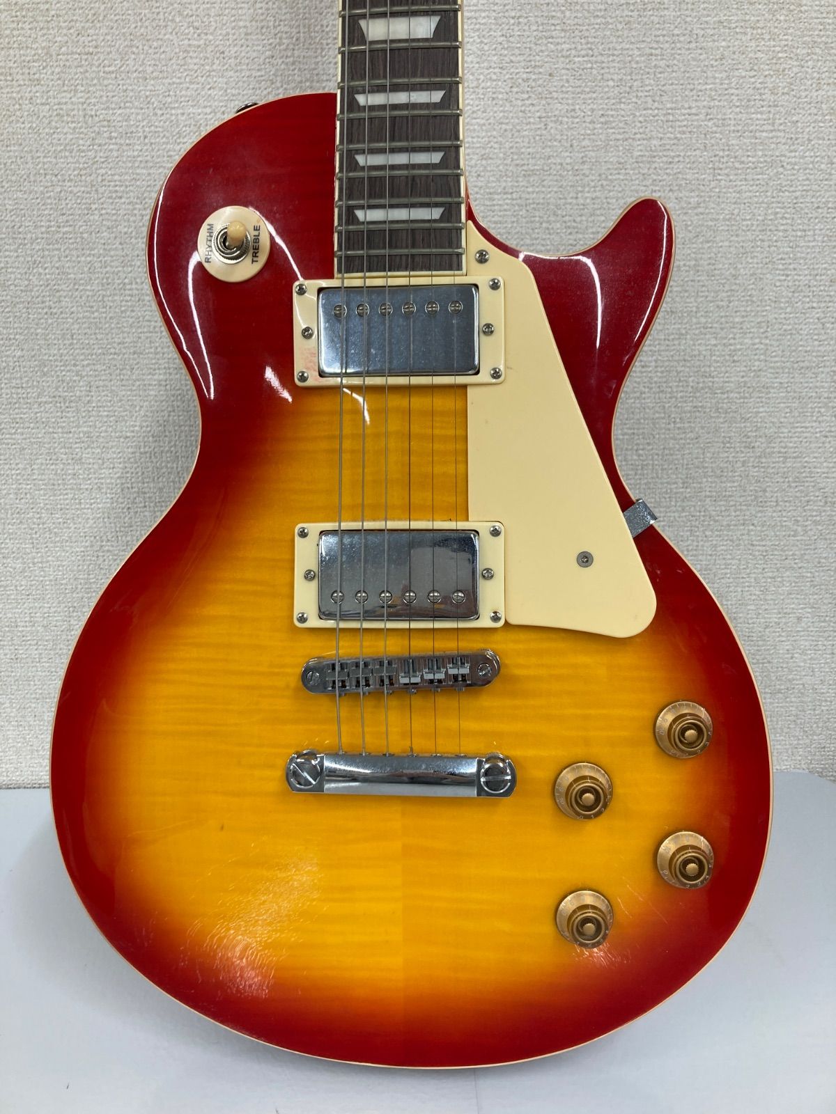 ０Blitz by AriaProⅡ LesPaul Standard レスポールタイプ エレキギター ピック付き 楽器 3