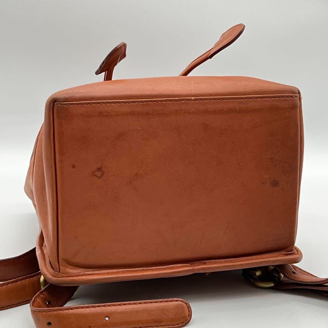 【良品】OLD COACH リュックサック ミニリュック ヴィンテージ 茶色 良品】OLD COACH リュックサック ミニリュック ヴィンテージ