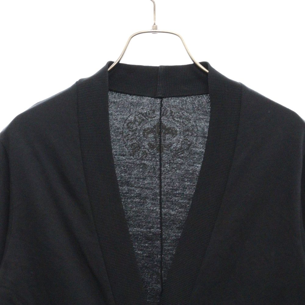 CHROME HEARTS レザーパッチ クロスボールコットンカーディガン