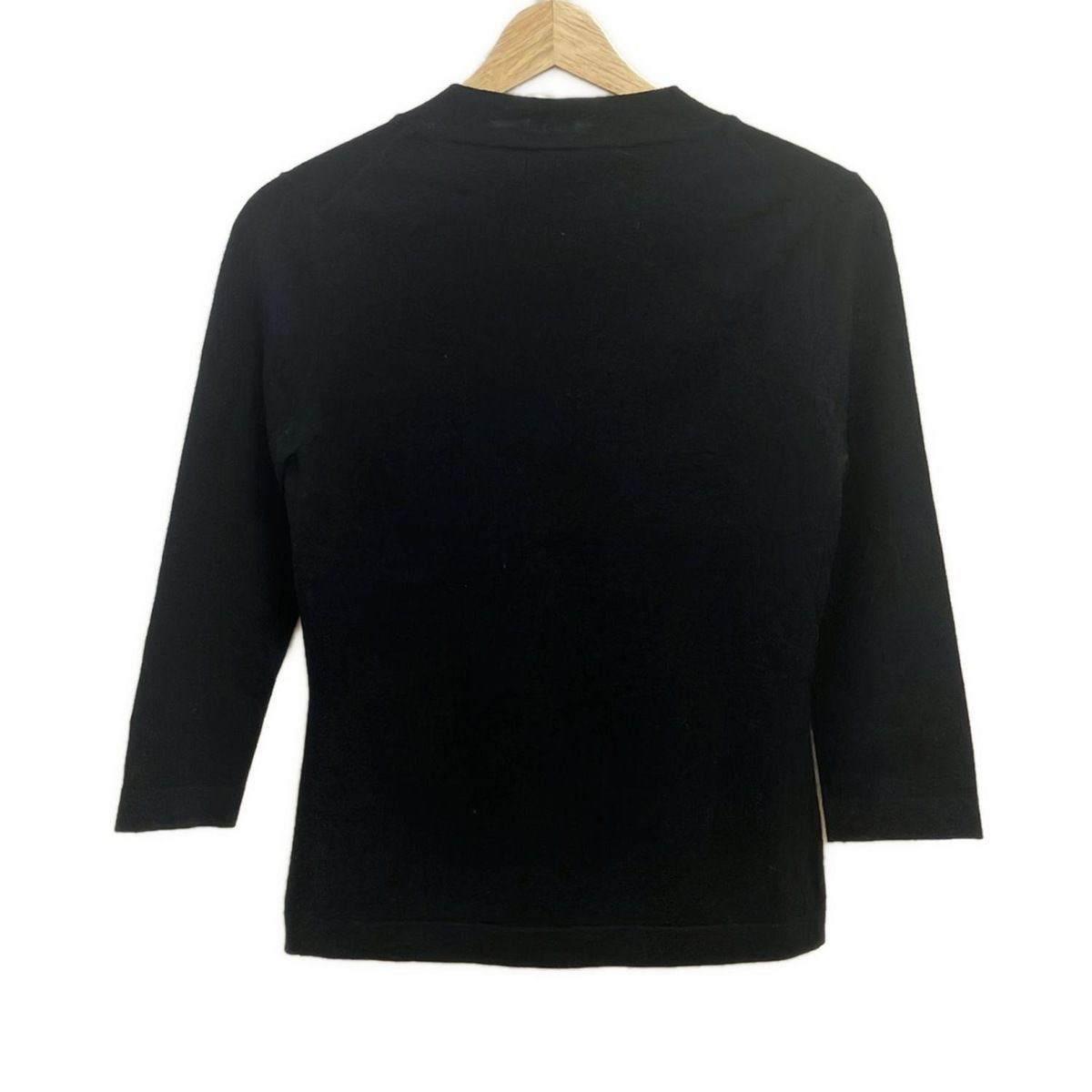 HUGOBOSS ヒューゴボス 七分袖セーター サイズS レディース - 黒
