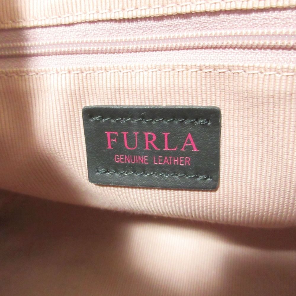 美品 FURLA フルラ ALBA アルバ S サッチェルバッグ レザー 2WAY  