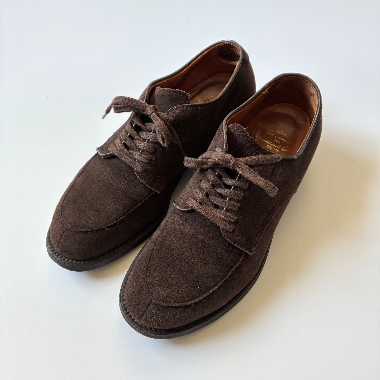 Alden / International Gallery BEAMS 別注 ゴートスエード Vチップ