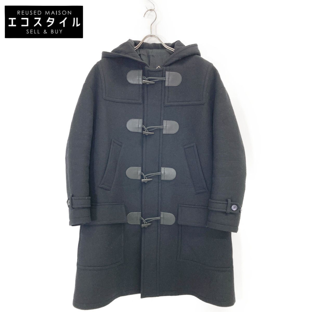 Neil Barrett ニールバレット BCA218H F064 18AW ｵｰﾊﾞｰｻｲｽﾞﾀﾞｯﾌﾙｺｰﾄ 46