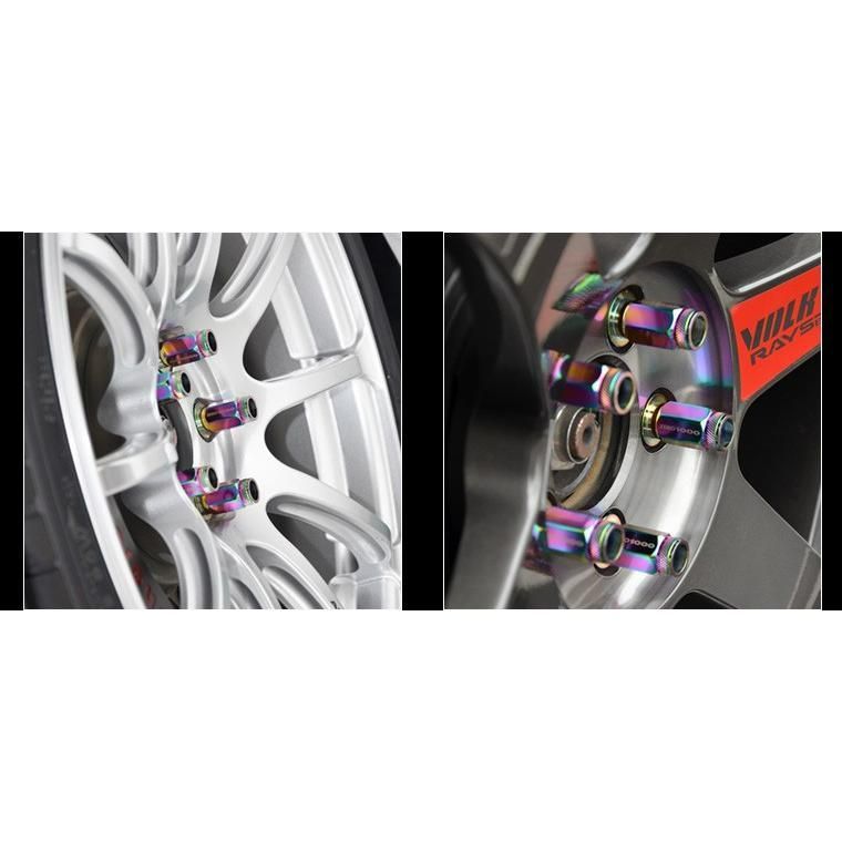 ZERO-1000 零1000 レーシングナット 貫通タイプ 45mm 5穴車用20本セット M12×P1.5 707-B001