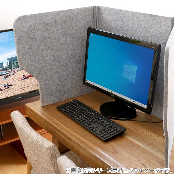 机 パーテーション