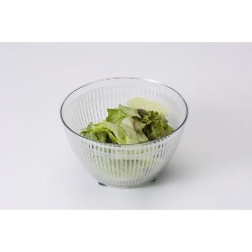 ワールドクリエイト サラダスピナー 野菜水切り器 ブラック ViV 径21 H 14 cm Sサイズ