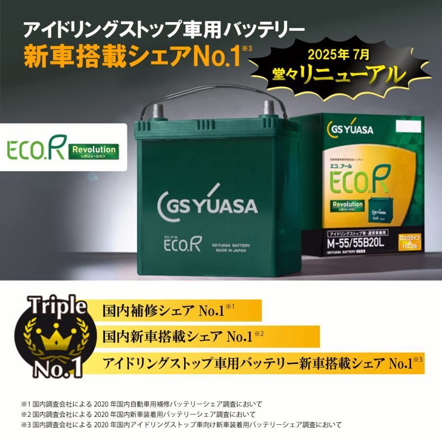 只今タイムセール中！ 送料無料 GSユアサ ハスラー MR31S バッテリー K42R ER-K-50R ER-K-42R エコ アール レボリューション ジーエス 出荷締切18時