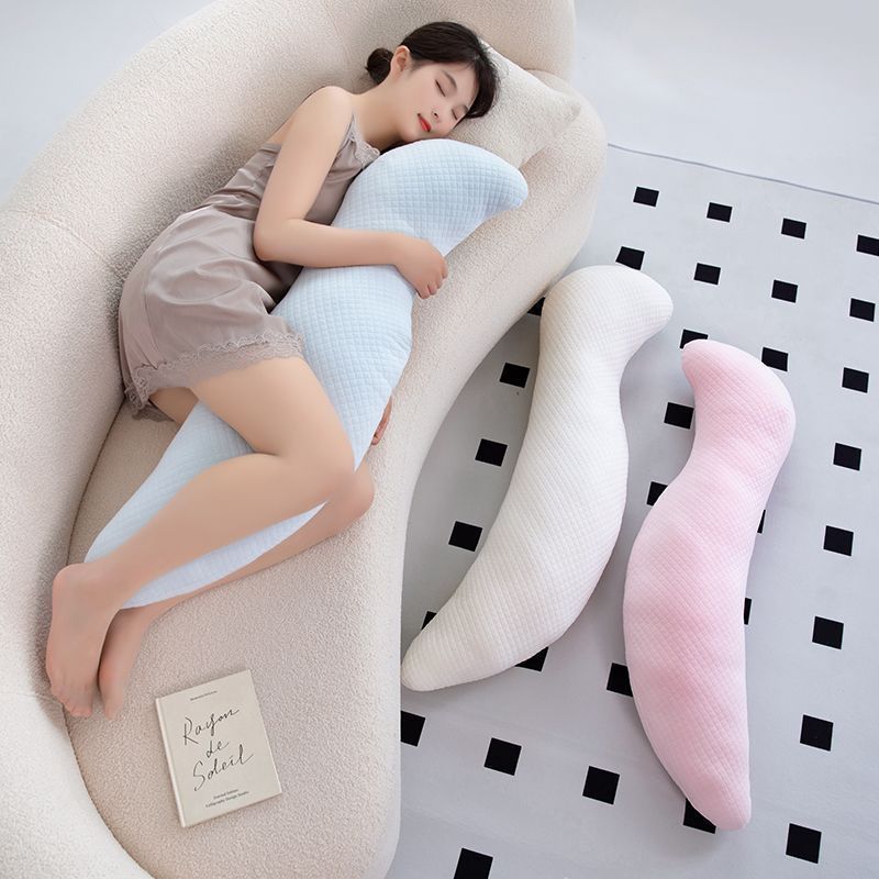 抱き枕 接触冷感 ビーズだき枕 だきまくら 妊婦 腰痛改善 カバー洗える 夏 S型 快眠 いびき軽減 のびる 補充できる
