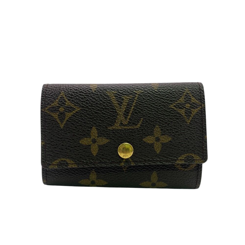 5%OFF フォロワークーポン LOUIS VUITTON ルイヴィトン ルイヴィトン M62630 ミュルティクレ6 三つ折り 6連 スナップボタン開閉式 モノグラム キーケース ブランド ブラウン ユニセックス