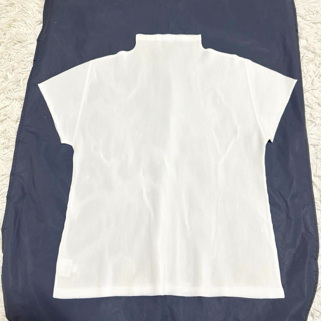 PLEATS PLEASE ハイネック カットソー Tシャツ 3 ホワイト
