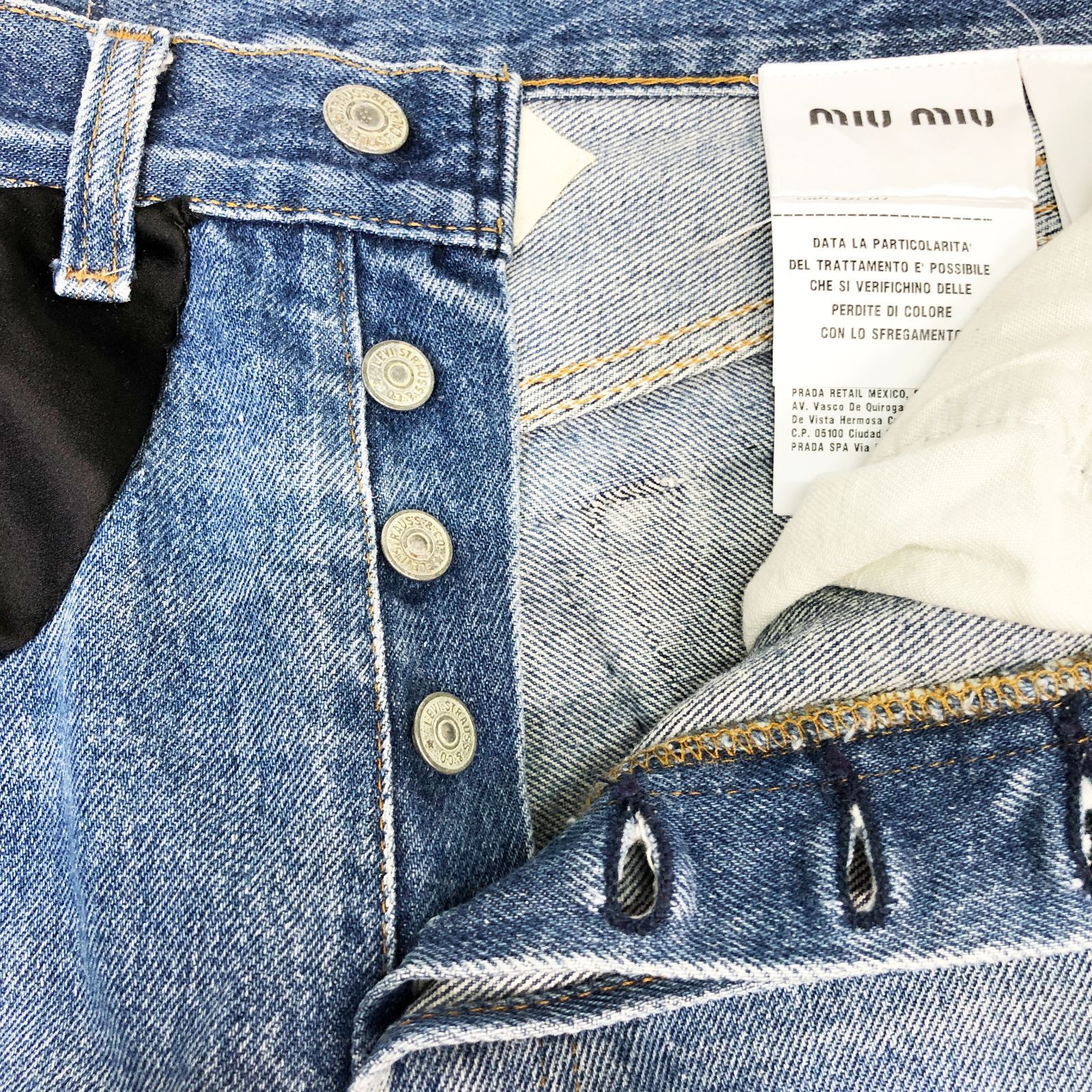 miumiu Levi's ミュウミュウ リーバイス パフスリーブ