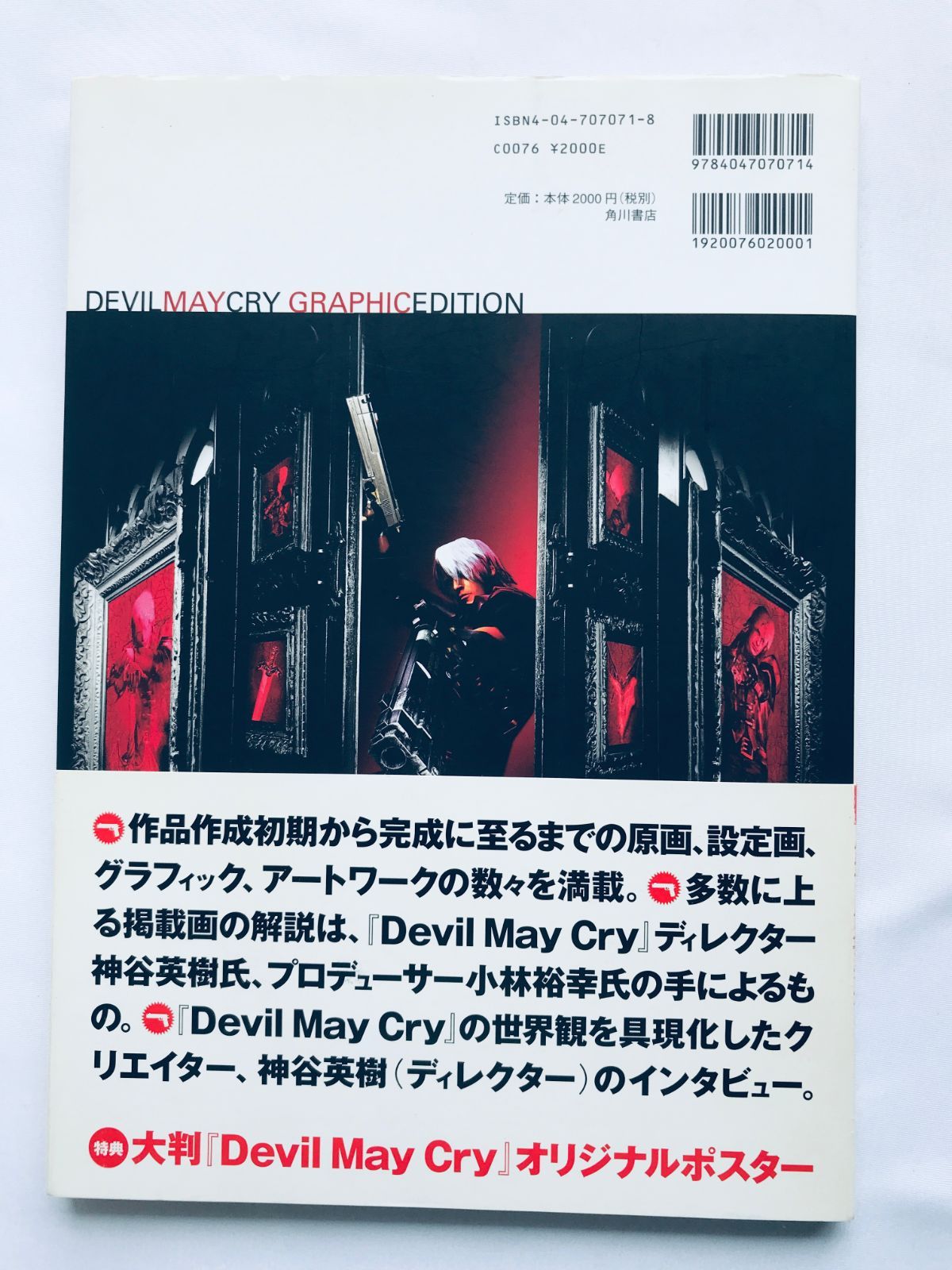 デビルメイクライ グラフィックエディション 設定資料集 初版 帯 