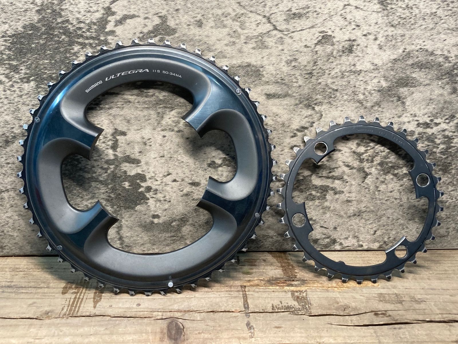 ULTEGRA 6800 アルテグラ 11S チェーンリング 50-34T IS690 シマノ