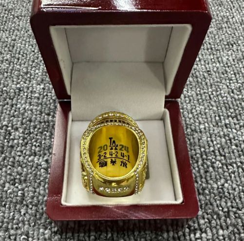 【入場者限定】大谷翔平ワールドシリーズリング 2024 レプリカリング 大谷翔平選手刻印入 2024年ドジャースワールドシリーズ 優勝記念