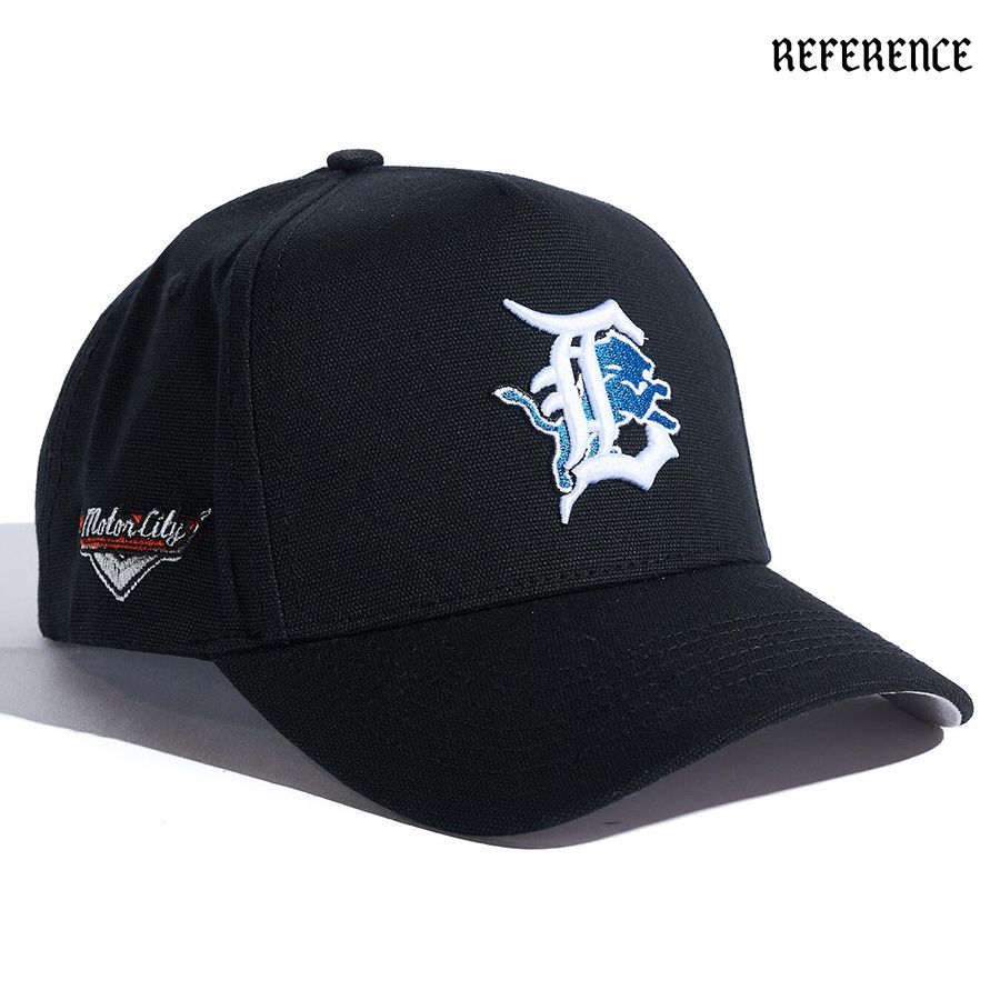 REFERENCE LIGERS SNAPBACK CAP BLACK リファレンス 通販 キャップ 帽子 スナップバック ベースボールキャップ ロゴ D