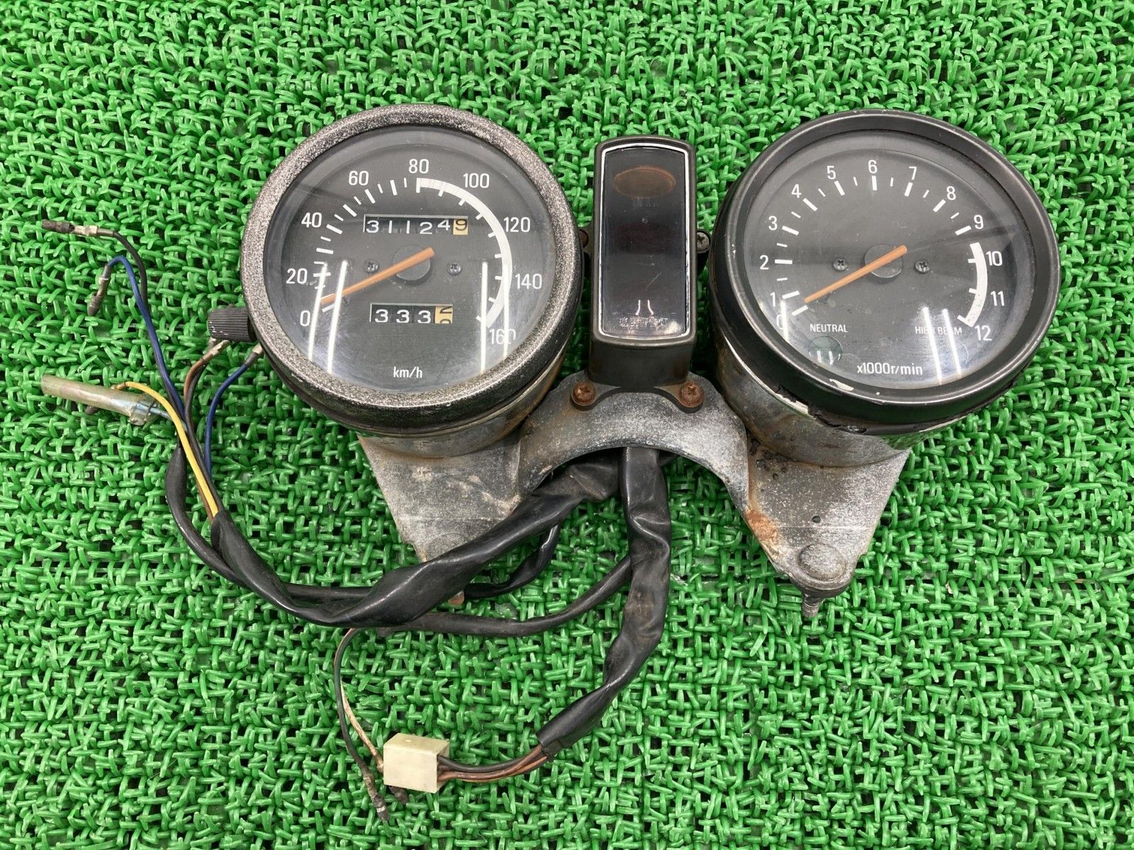 バイク XS250SP メーター ヤマハ 純正 バイク 部品 当時物 スピード