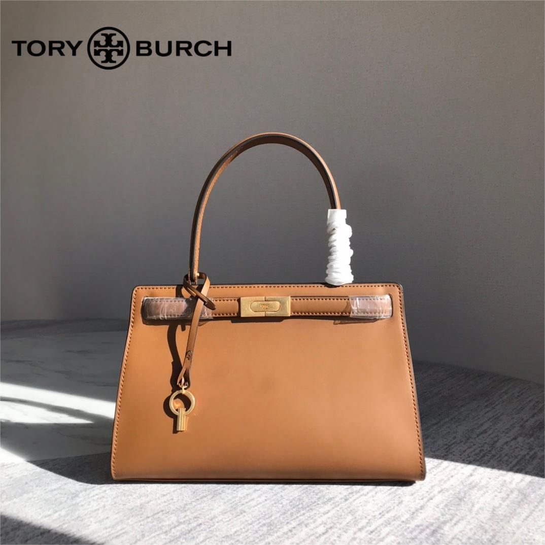 トリーバーチ TORY BURCH サッチェル リー ラジウィル ショルダーバッグ ハンドバッグ レディース 中型 アウトレット品 ブラウン  新品未使用 #55814 - メルカリ