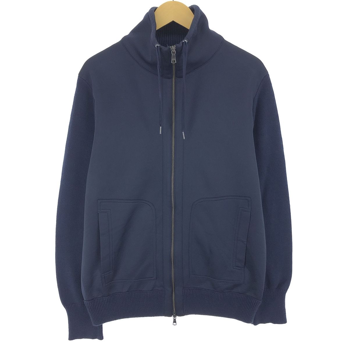古着 バナナリパブリック BANANA REPUBLIC 切替 フルジップニット 