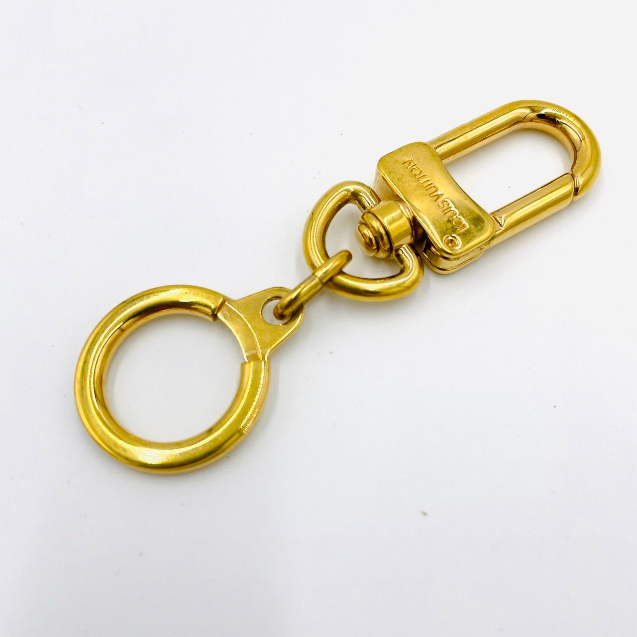 LOUIS VUITTON ゴールド キーホルダー キーリング アノクレ ルイヴィトン LOUIS VUITTON アノクレ キーホルダー 美品