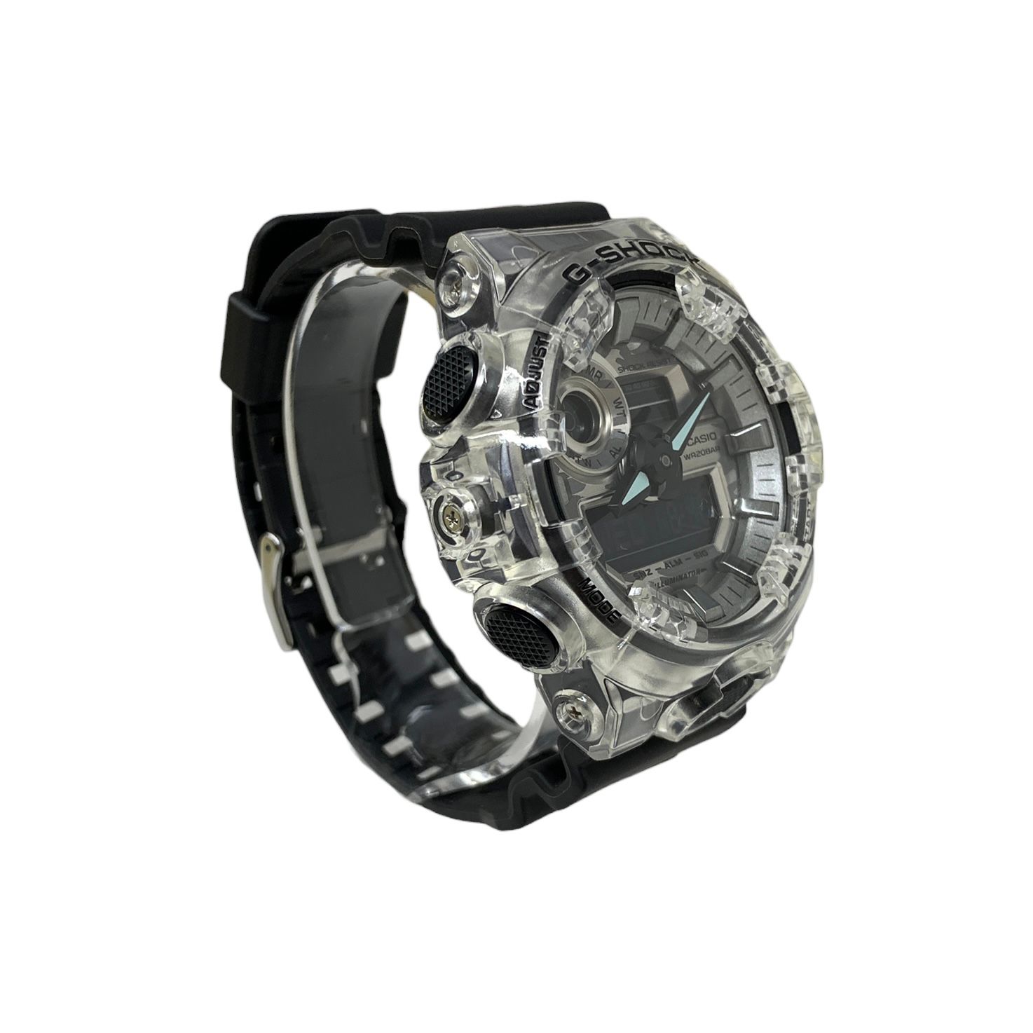 カシオジーショック 腕時計 デジアナ クォーツ スケルトン GA-2200NN