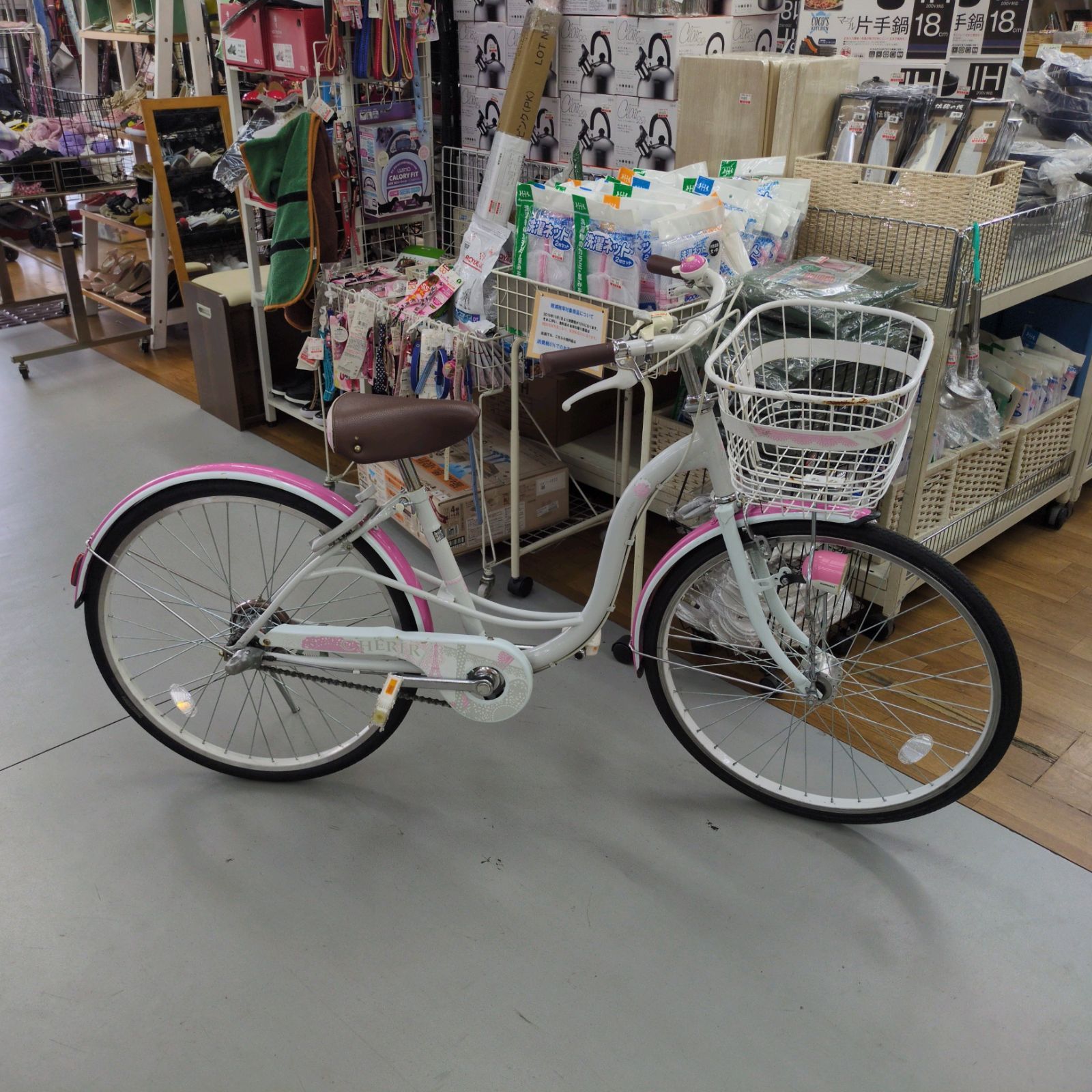 J327 ☆サビキズ使用感☆子供自転車☆CHERIR☆LEDオート☆内装3段☆24