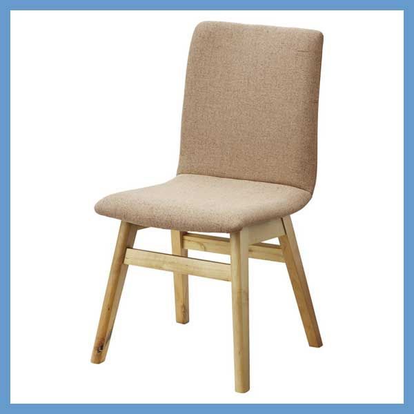 ２脚セット 天然木 バーチ のダイニングチェア 一枚合板 W45×D53×H81×SH43cm No.711 ベージュ