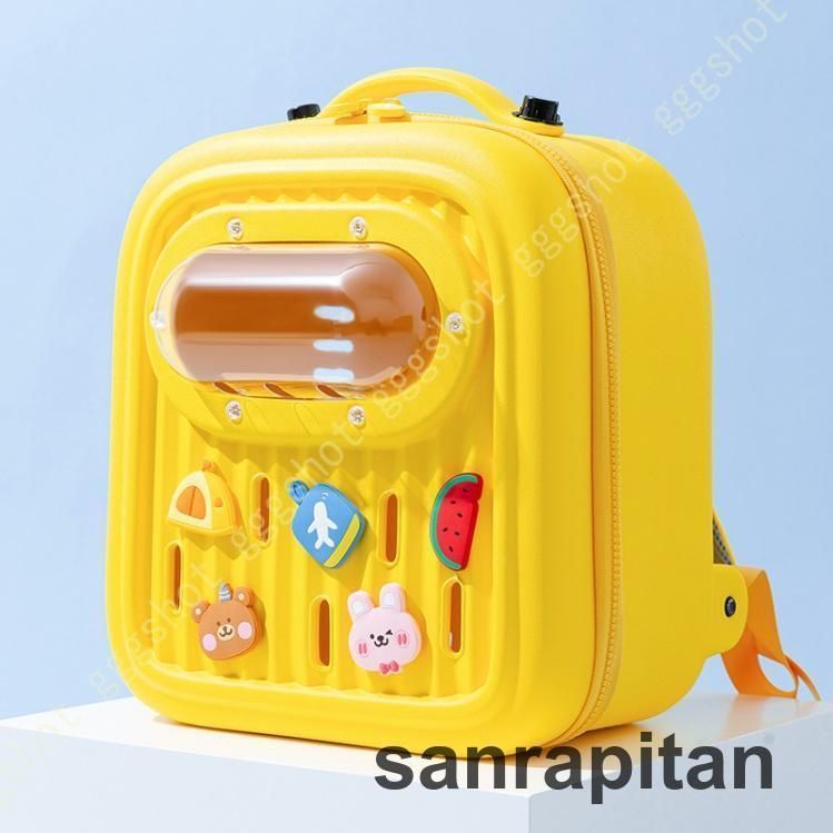 2WAY ペットキャリー バッグ ベッド 犬用キャリー EVA 折りたたみ可 通気性 宇宙船 犬 猫 リュック 手持ち 肩がけ お出かけバック ペット用 ショルダーバッグ