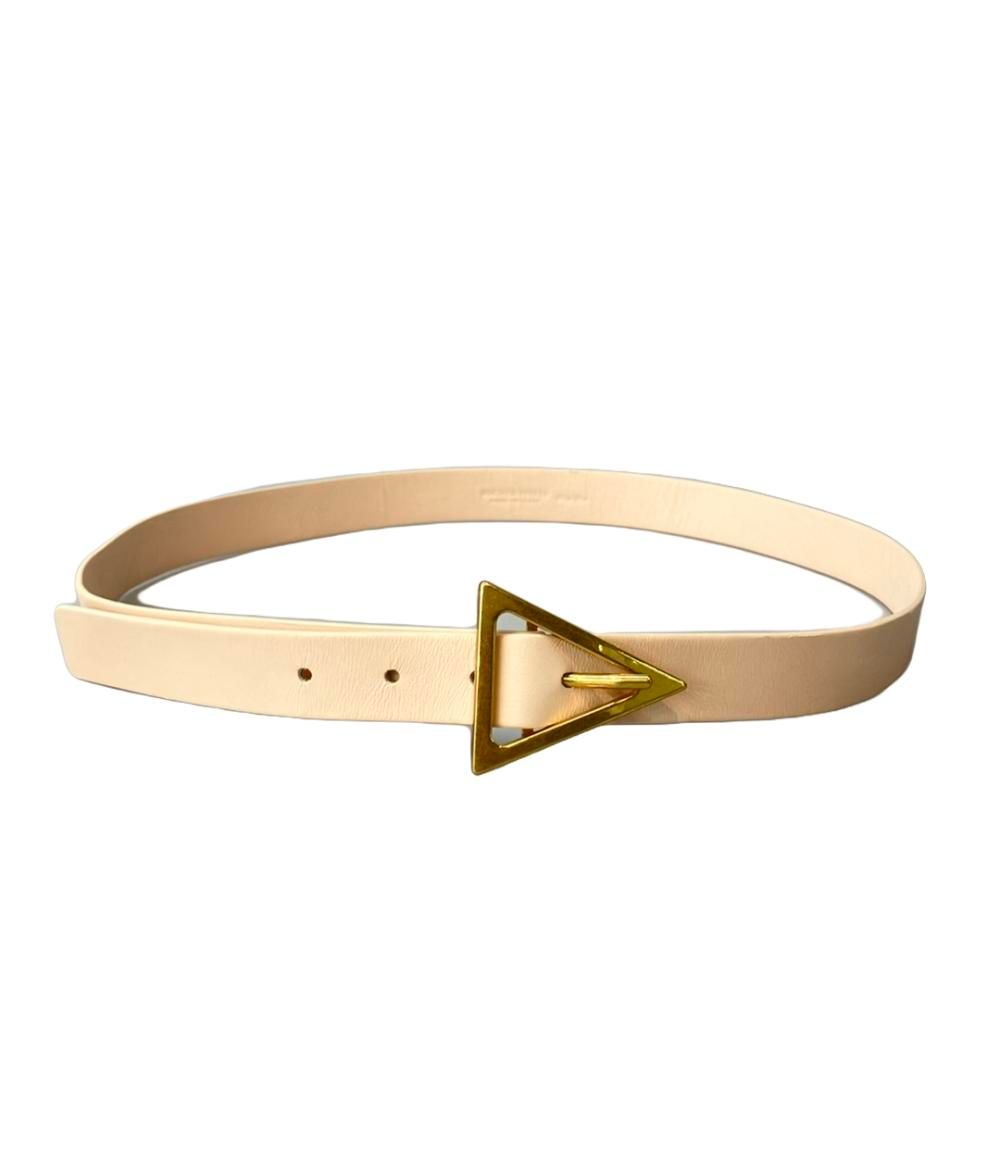 ボッテガヴェネタ ベルト 三角バックル ゴールド金具 レディース (90