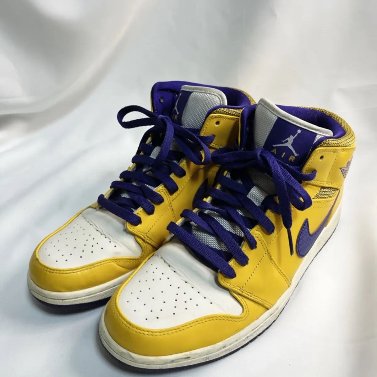 Nike Air Jordan 1 Mid Lakers レイカーズスニーカー