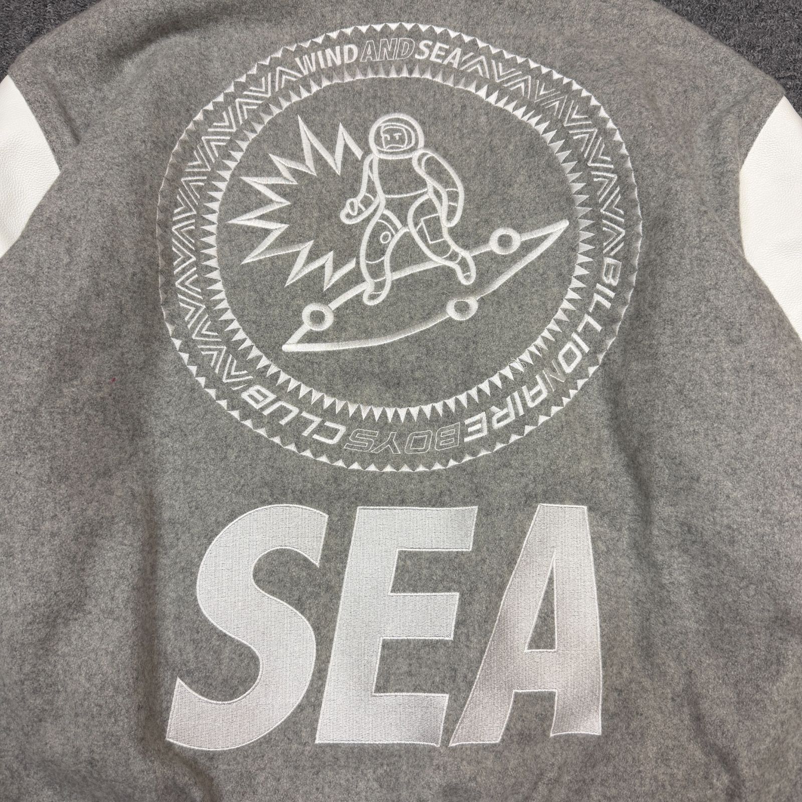 BILLIONAIRE BOYS CLUB × WIND AND SEA VARSITY JACKET バーシティ