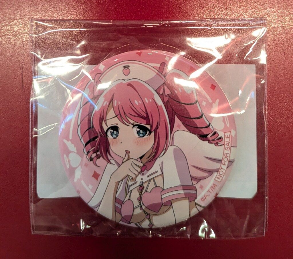 魔法少女にあこがれて　ナース水着Style for トレスマジア　缶バッジ くじコレ - 魔法少女にあこがれて ナース水着Style for
