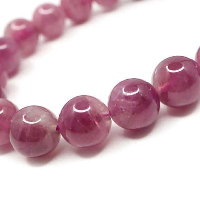 ルベライト ブレスレット レッドトルマリン 8.5mm 1点物 10月 誕生石
