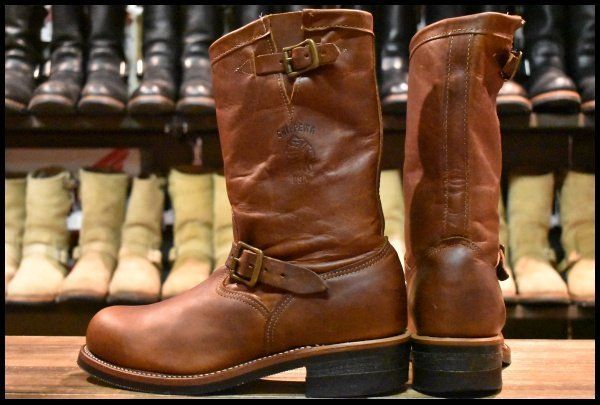 chippewa エンジニアブーツ 26cm 8E チペワ エンジニアブーツ ベージュ
