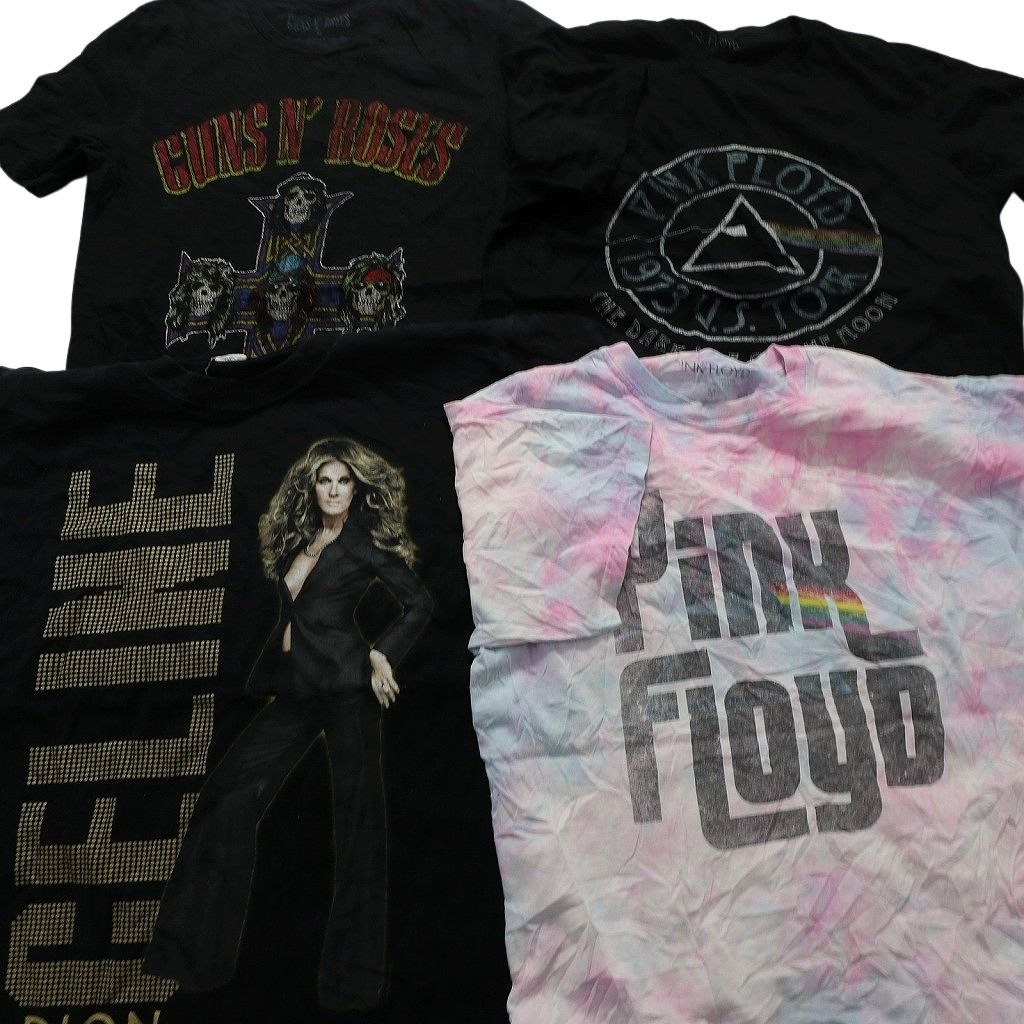 古着卸 まとめ売り 音楽・バンド 半袖Tシャツ 16枚セット (メンズ M