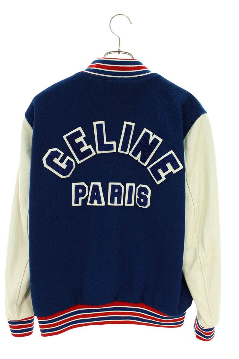 CELINE - セリーヌ  2W804896C Cワッペンクラシックテディブルゾン レディース 34 CELINE セリーヌ ブルゾン 2W804896C サイズ:34 Cワッペン