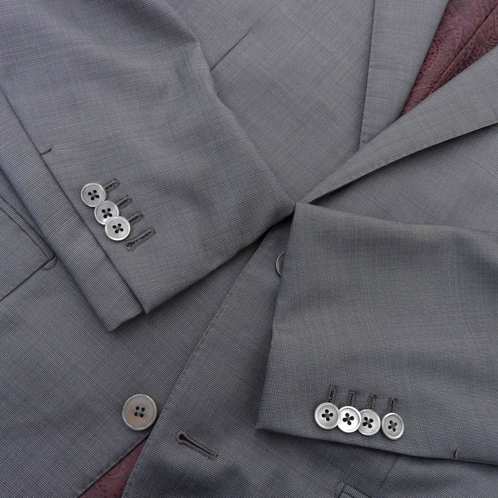 超美品 【エルメネジルドゼニア】 スミズーラ SU MISURA トロフェオ TROFEO 紺無地 スーツ (メンズ) ネイビー 濃紺 size48 ◇MS2800◇ 美品 エルメネジルドゼニア Ermenegildo Zegna シャツ 青 J7041 超美品