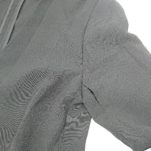 【未使用扱美品】ガリャルダガランテ　ノーカラージャケット　ダブルボタン　ブラック ◇ GALLARDAGALANTE ガリャルダガランテ ノーカラー ダブル