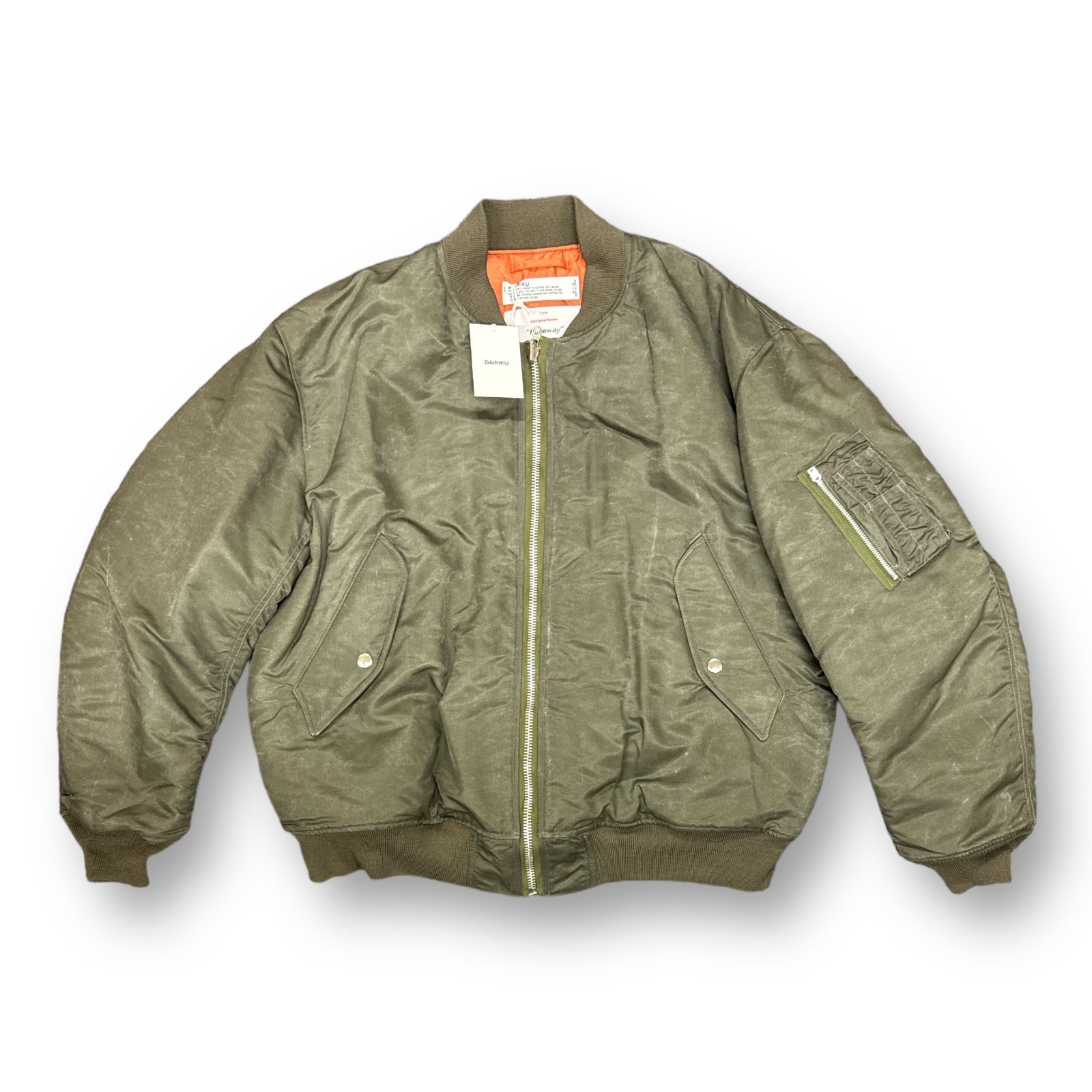 定価85800円 新品 DAIRIKU 23SS Steve MA-1 スティーブ エムエーワン 