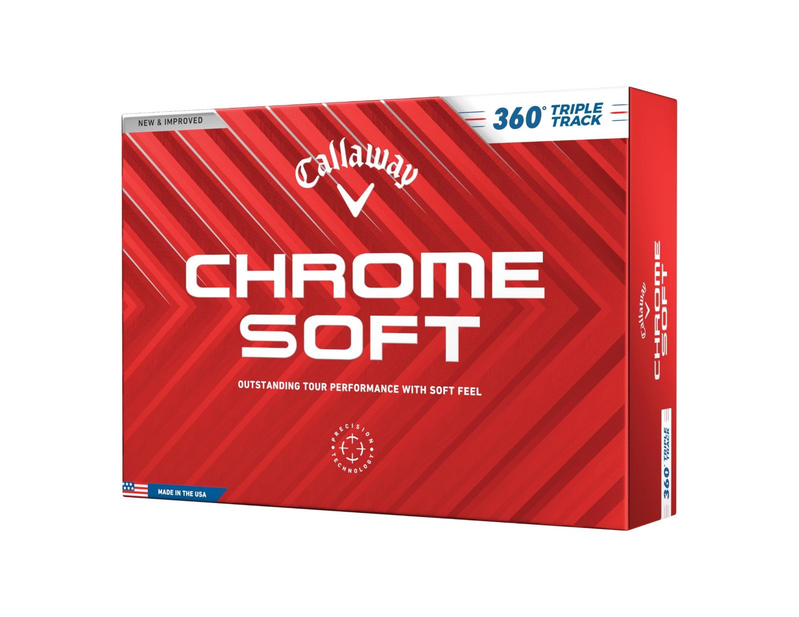 【特価】キャロウェイ(Callaway) ゴルフボール CHROME SOFT 24 1ダース(12個入り) 3ピース