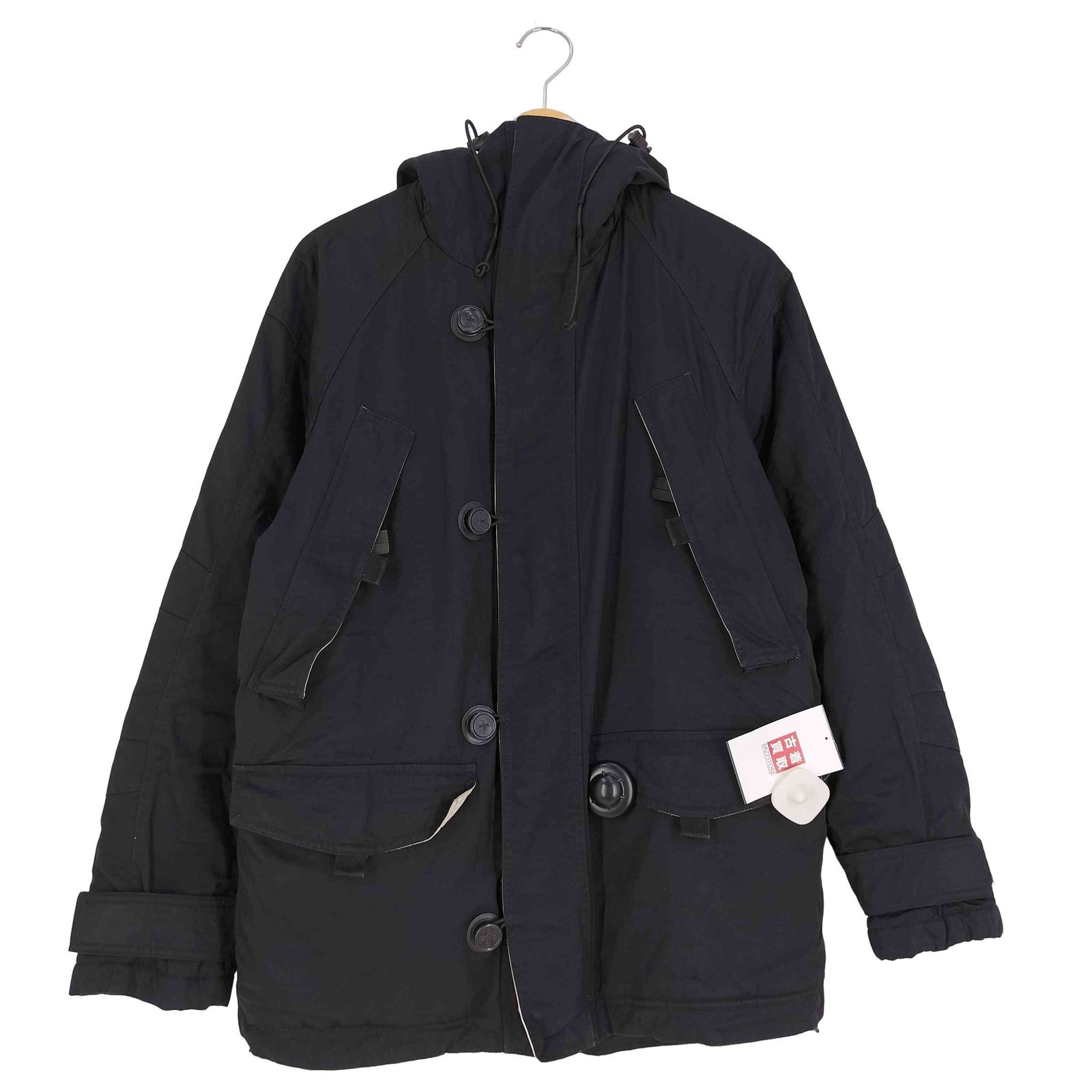 アルマーニジーンズ ARMANI JEANS 裏地キルティング フーデッド 中綿 