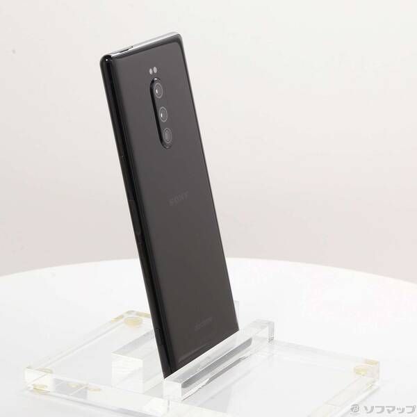 中古品〕 Xperia 1 64GB ブラック SO-03L docomoロック解除SIM