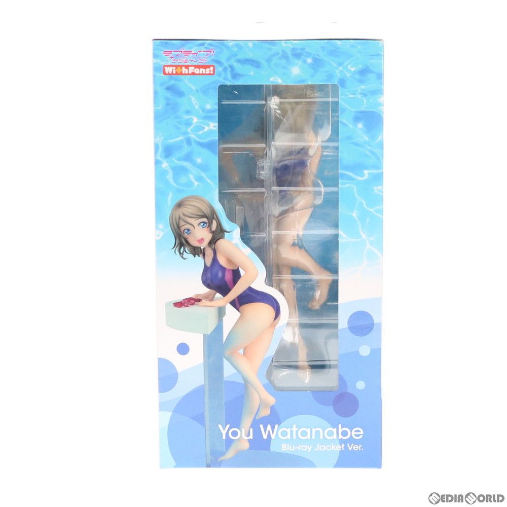 BANDAI - 特典CD無し A-on STORE限定 渡辺曜(わたなべよう) Blu-rayジャケットVer.(限定版!!) ラブライブ!サンシャイン!! 1/7 完成品 フィギュア(TU-1453) With Fans!(ウィズファンズ)/バンダイナムコアーツ 特典CD無し A-on STORE限定 渡辺曜(わたなべよう) Blu-ray