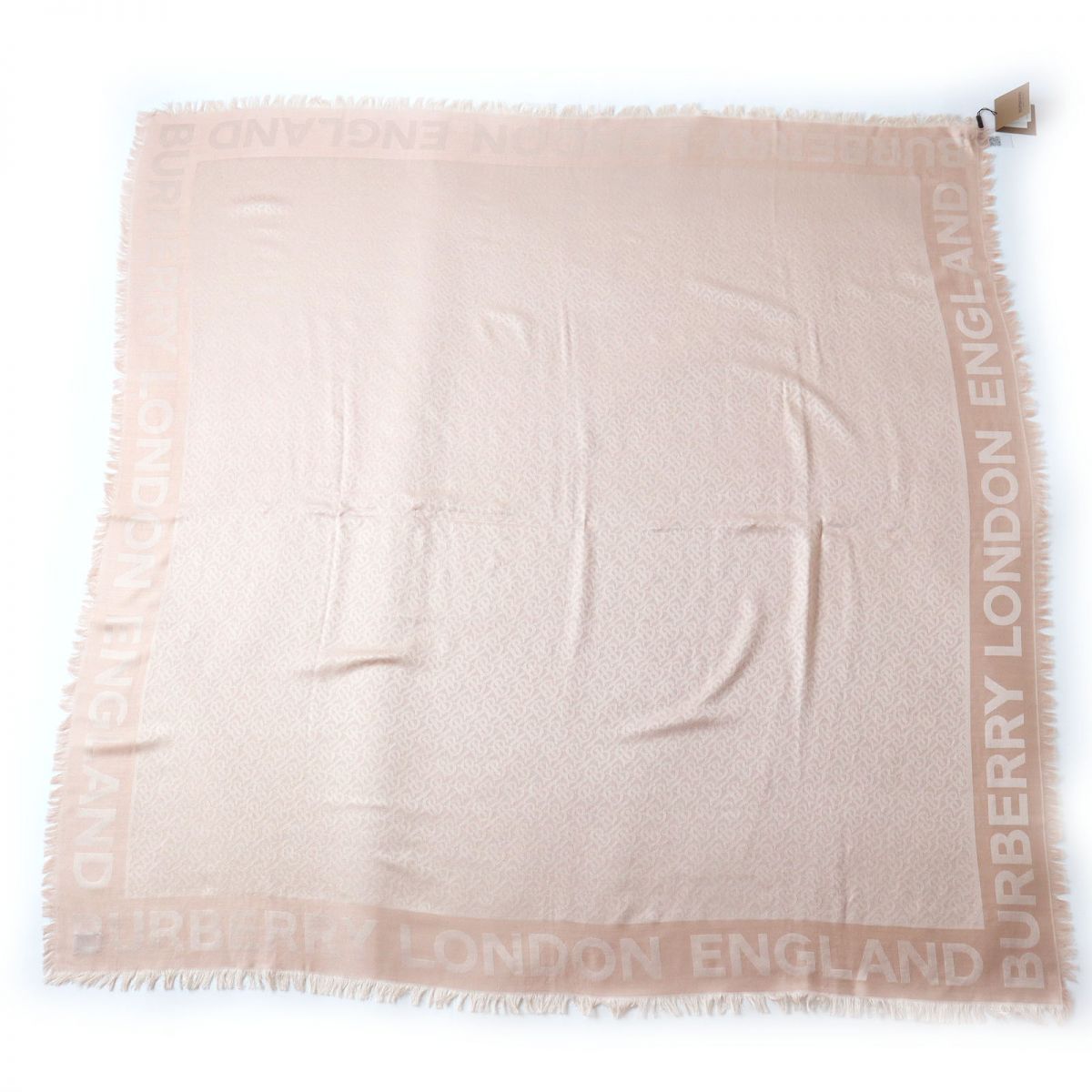 未使用品△国内正規品 BURBERRY バーバリー 8010113 SCARF LOGO