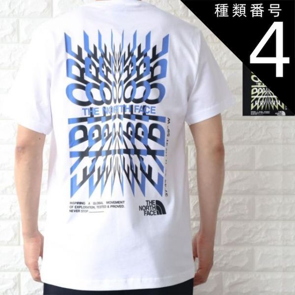 種類4:BLACK　（ブラック）/L ザ ノースフェイス ロゴ Tシャツ メンズ バックプリント ブラック ホワイト 男女兼用 THE NORTH FACE NF0A87ED