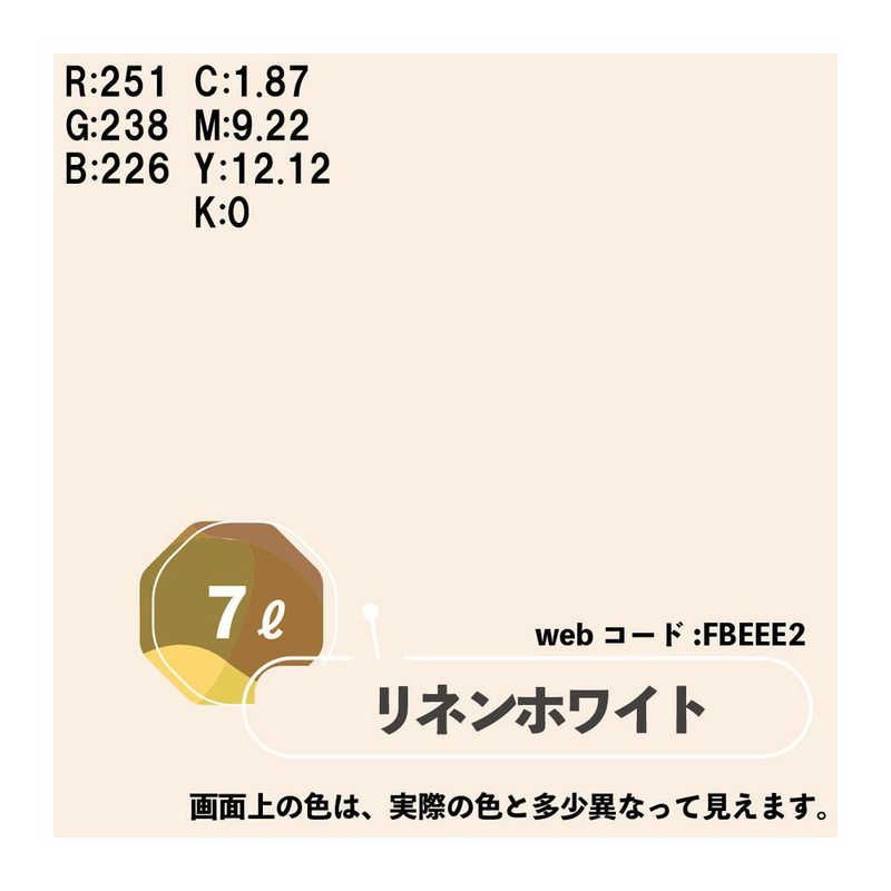 カンペハピオ マットペイントリネンホワイト7