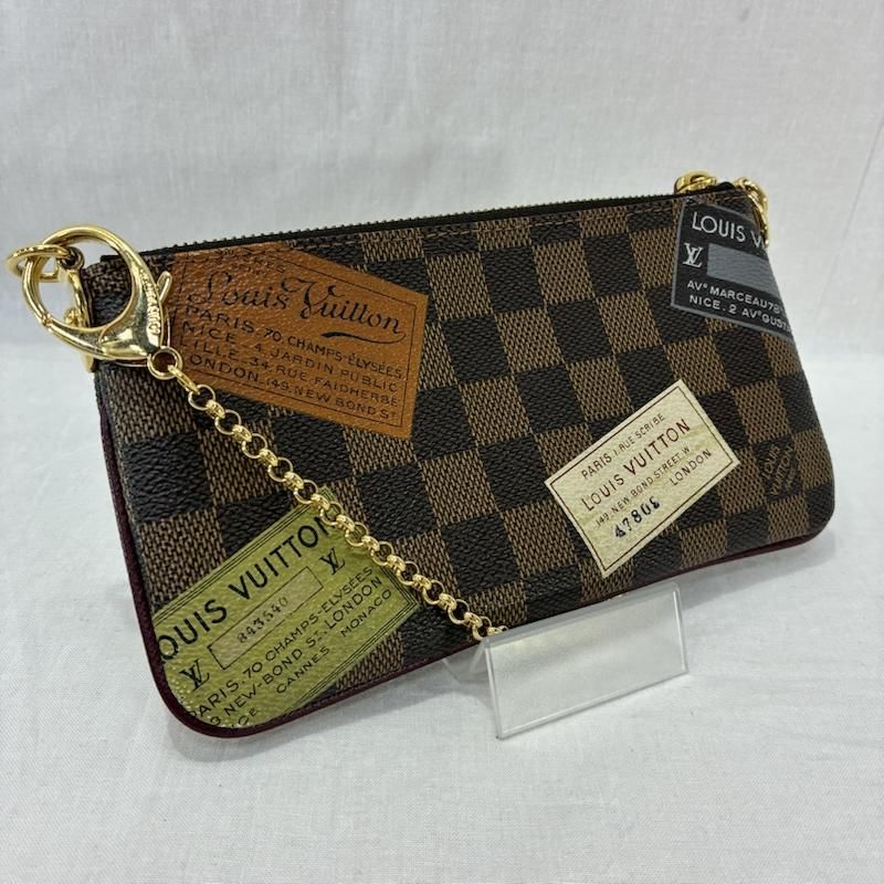 LOUIS VUITTON ルイヴィトン ポシェット LOUIS VUITTON ルイヴィトン ダミエポシェット ミラMM N63080 ポシェット ブラウン 廃盤