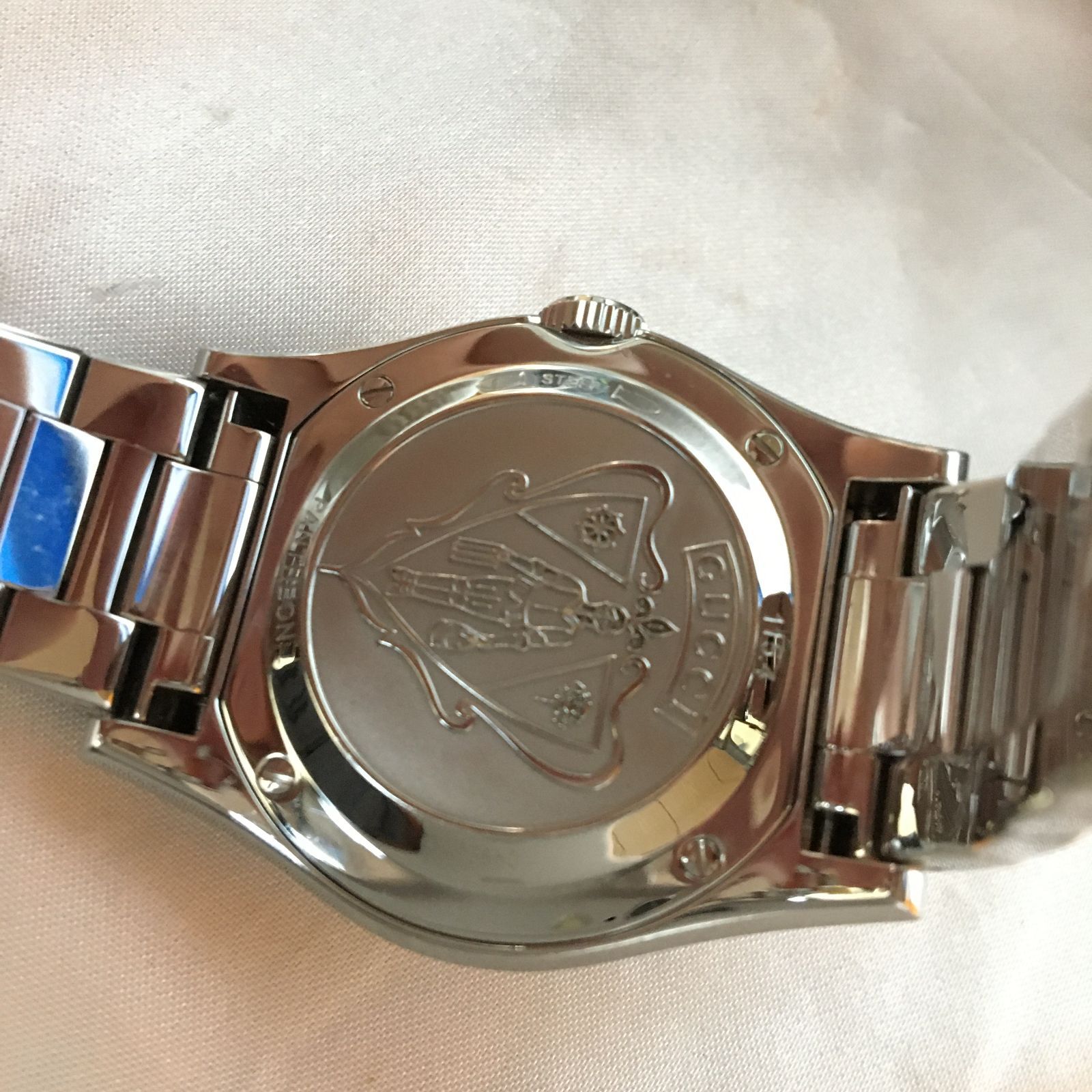 GUCCI パンテオン 腕時計 115.4 YA115510 グッチ - メルカリ