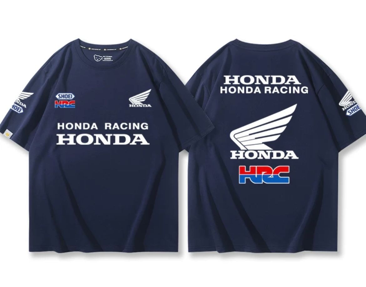 アウトレット新品 L HONDA TEAM MotoGP RACING Tシャツ HRC オートバイ レーシング 半袖 シャツ アウトドア スポーツ グッズ N