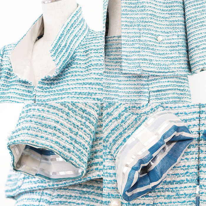 CHANEL シャネル セットアップ ジャケット＆スカート ウール 40